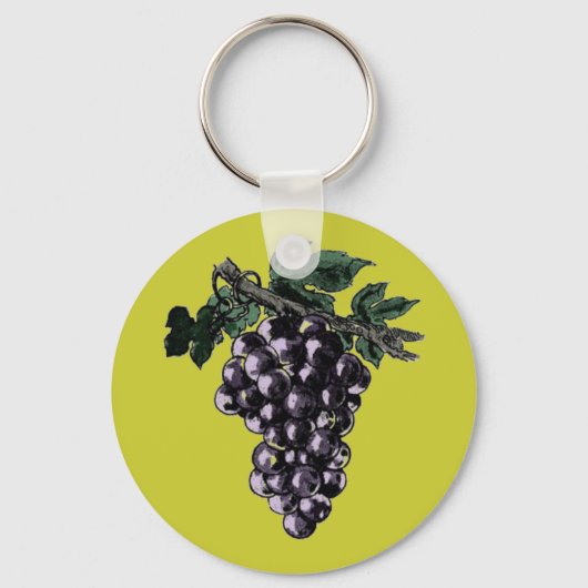 ぶどうつる植物 キーホルダー (正面)