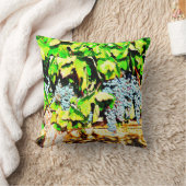 ぶどうつる植物 クッション (ブランケット)