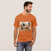 ぶどうとバナナの朝食Tシャツ Tシャツ (正面フル)