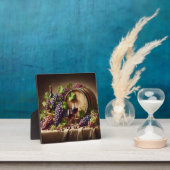 ぶどうとワインが生き残る フォトプラーク (インサイチュ)