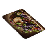 ぶどうとワインが生き残る マグネット (右側)