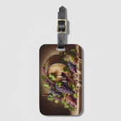 ぶどうとワインが生き残る ラゲッジタグ (正面縦)