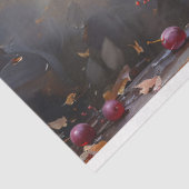 ぶどうとワインのオイルペイントデコパージュ 薄葉紙 (詳細)