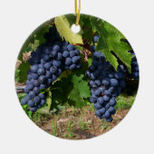 ぶどうのつる植物オーナメント セラミックオーナメント (正面)