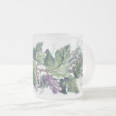 ぶどうのつる植物マグカップ フロストグラスマグカップ (正面右)