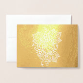 ぶどうのつる | 美しい果実 箔カード (封筒付き正面)