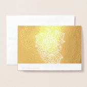 ぶどうのつる | 美しい果物 箔カード (裏面封筒付き)