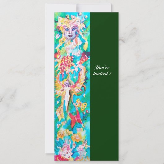 ぶどうのフェアリーテイル ファンタジー 招待状 (正面)