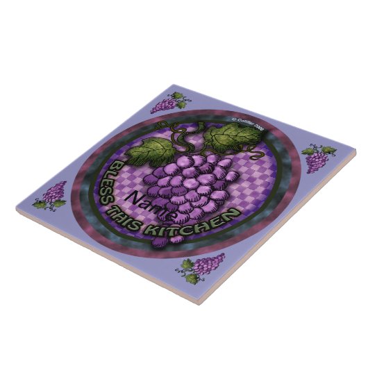 ぶどうの台所 タイル (側面)