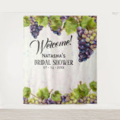 ぶどうの地中海庭園の背景 タペストリー (正面)