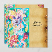 ぶどうの妖精物語のパーチメント 招待状 (正面/裏面)