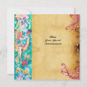 ぶどうの妖精物語のパーチメント 招待状 (裏面)