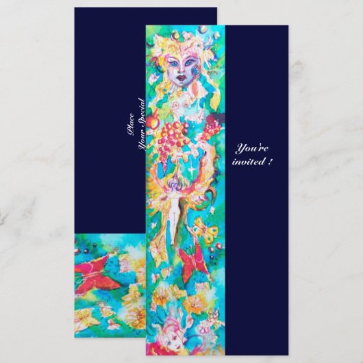 ぶどうの妖精物語 9a 招待状 (正面/裏面)