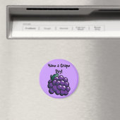 「ぶどうの日を過ごす」マグネット マグネット (インサイチュ (食洗機))