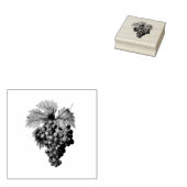 ぶどうの束の木のスタンプ ラバースタンプ (押印)