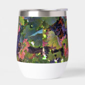 ぶどうの美しいワイングラス (左面)