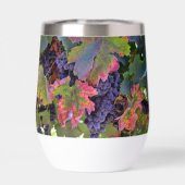 ぶどうの美しいワイングラス (背面)