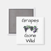 ぶどうの野生マグネット マグネット (正面/裏面)