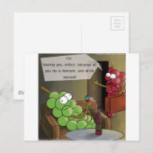 ぶどうの離婚は面白い ポストカード (正面/裏面)