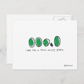 ぶどうはがきのレーズン ポストカード (正面/裏面)