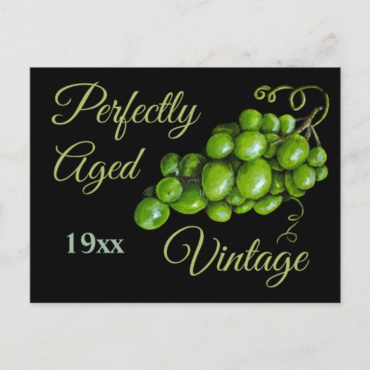 ぶどうはがき ポストカード (正面)