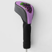 ぶどうぶどう紫 ゴルフヘッドカバー (アングル)