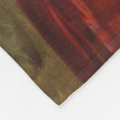 ぶどうイタリアン狩り女性（夏の収穫） フリースブランケット (角)