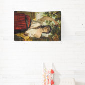 ぶどうイタリアン狩り女性（夏の収穫） 横断幕 (インサイチュ)