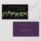 ぶどうエレガントワイナリーブドウ園 名刺 (正面/裏面)