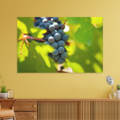 ぶどうオンつる植物 キャンバスプリント (インサイチュ (リビング))