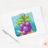 ぶどうオーガニックス スクエアシール (封筒)