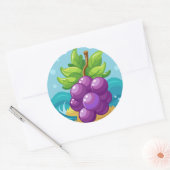 ぶどうオーガニックス ラウンドシール (封筒)