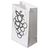 ぶどうオーガニック抱き枕 スモールペーパーバッグ (裏面アングル)