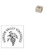 ぶどうカスタムぶどう畑の事業名 ラバースタンプ (押印)