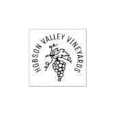 ぶどうカスタムぶどう畑の事業名 ラバースタンプ (インプリント)