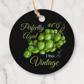 ぶどうギフトメッセージカード フェイバータグ (裏面)