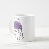 ぶどうクラゲ コーヒーマグカップ (正面左)