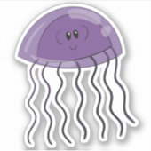 ぶどうクラゲ シール (正面)
