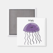 ぶどうクラゲ マグネット (正面/裏面)
