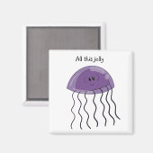 ぶどうクラゲ マグネット (正面/裏面)