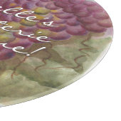 ぶどうクラスター丸型切削盤 カッティングボード (角)