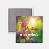 ぶどうパーソナライズされたワインラバーファインアートマグネット マグネット (正面/裏面)