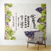ぶどうブドウ畑ワインテイスティングバック タペストリー (インサイチュ(横))