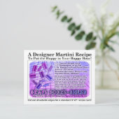 ぶどうブーゼシクルレシピはがき ポストカード (スタンド正面)