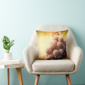 ぶどうプリント装飾装飾用クッション クッション (椅子)