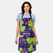 ぶどうレトロカラフルパタパーソナライズされたーン