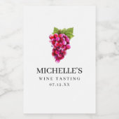 ぶどうワインテイスティングワインラベル ワインラベル (シングルラベル)
