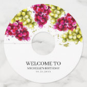 ぶどうワインテイスティング ワイングラスタグ (正面)