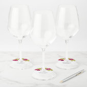 ぶどうワインテイスティング ワイングラスタグ (セット)