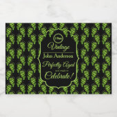 ぶどうワインボトルドリンクラベル スパークリングワインラベル (シングルラベル)